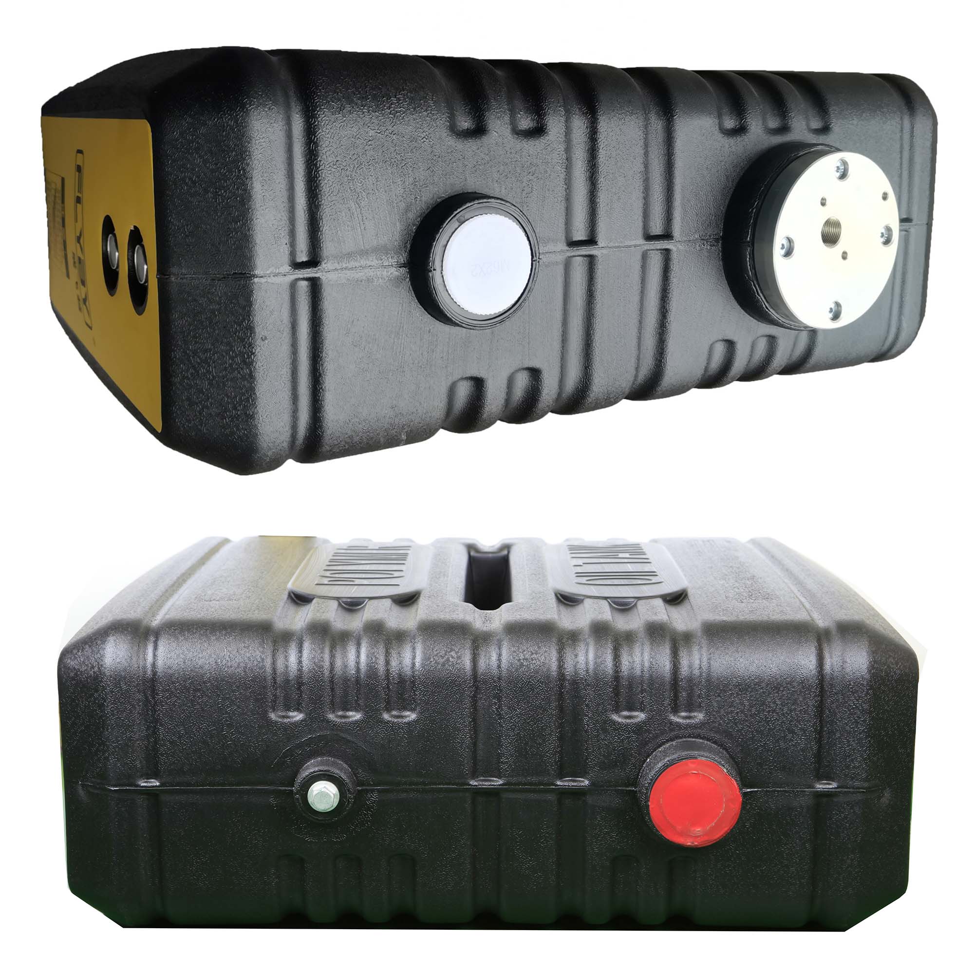 High-molecular polyethylene tank