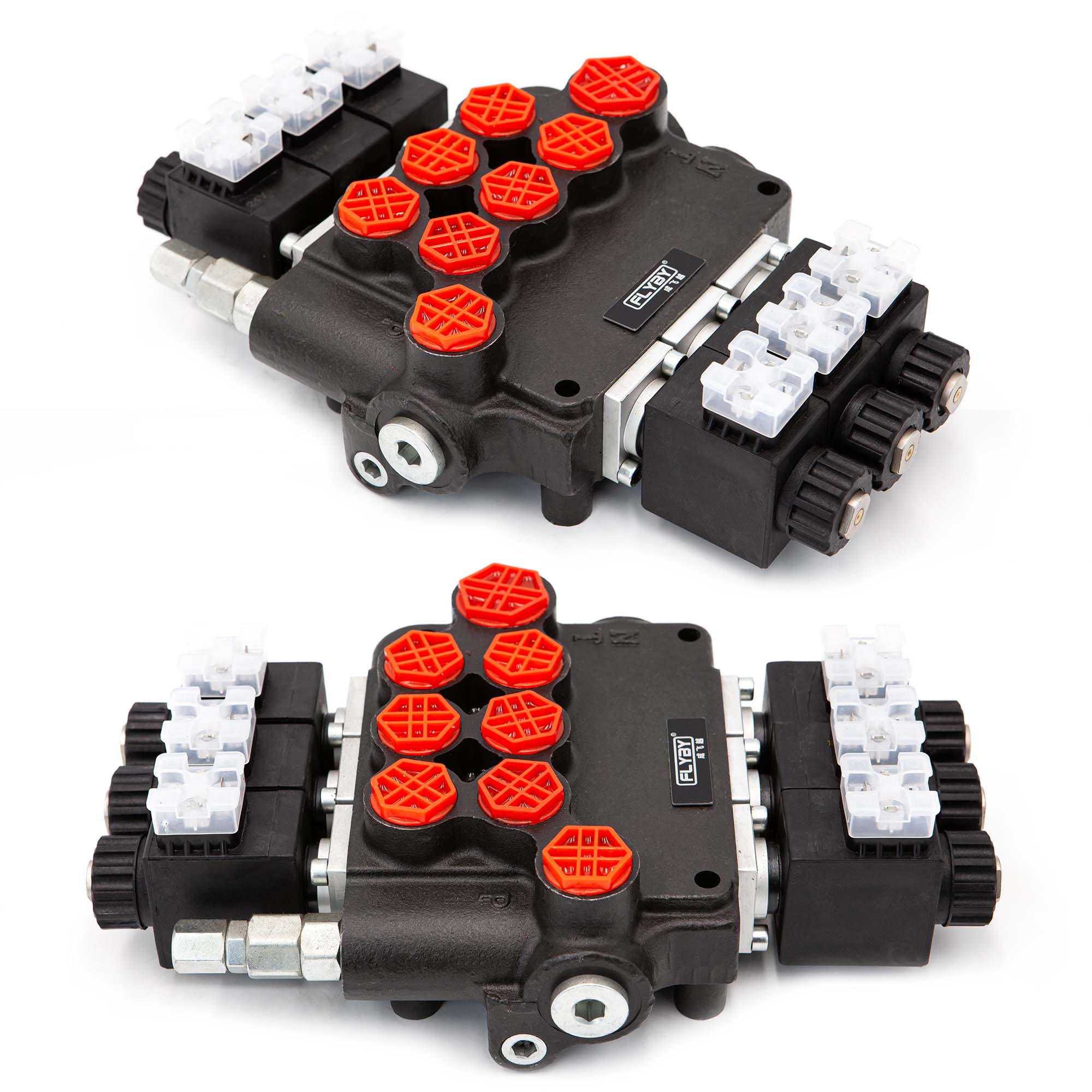 electric hydraulic directional valve with block