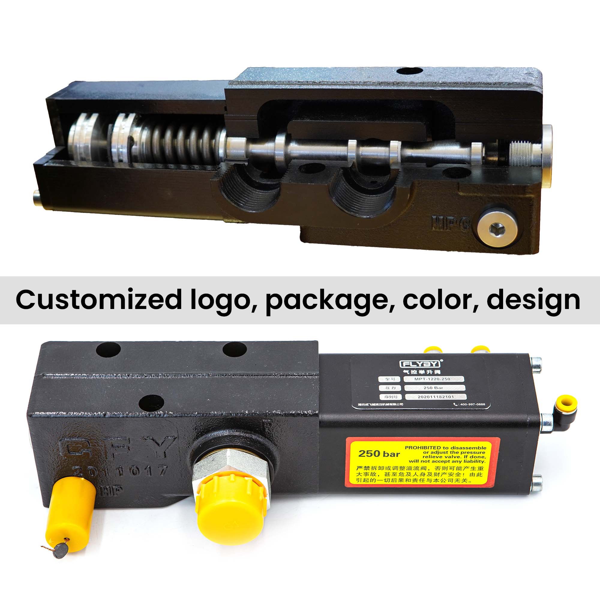 hydraulic system for tipper truck