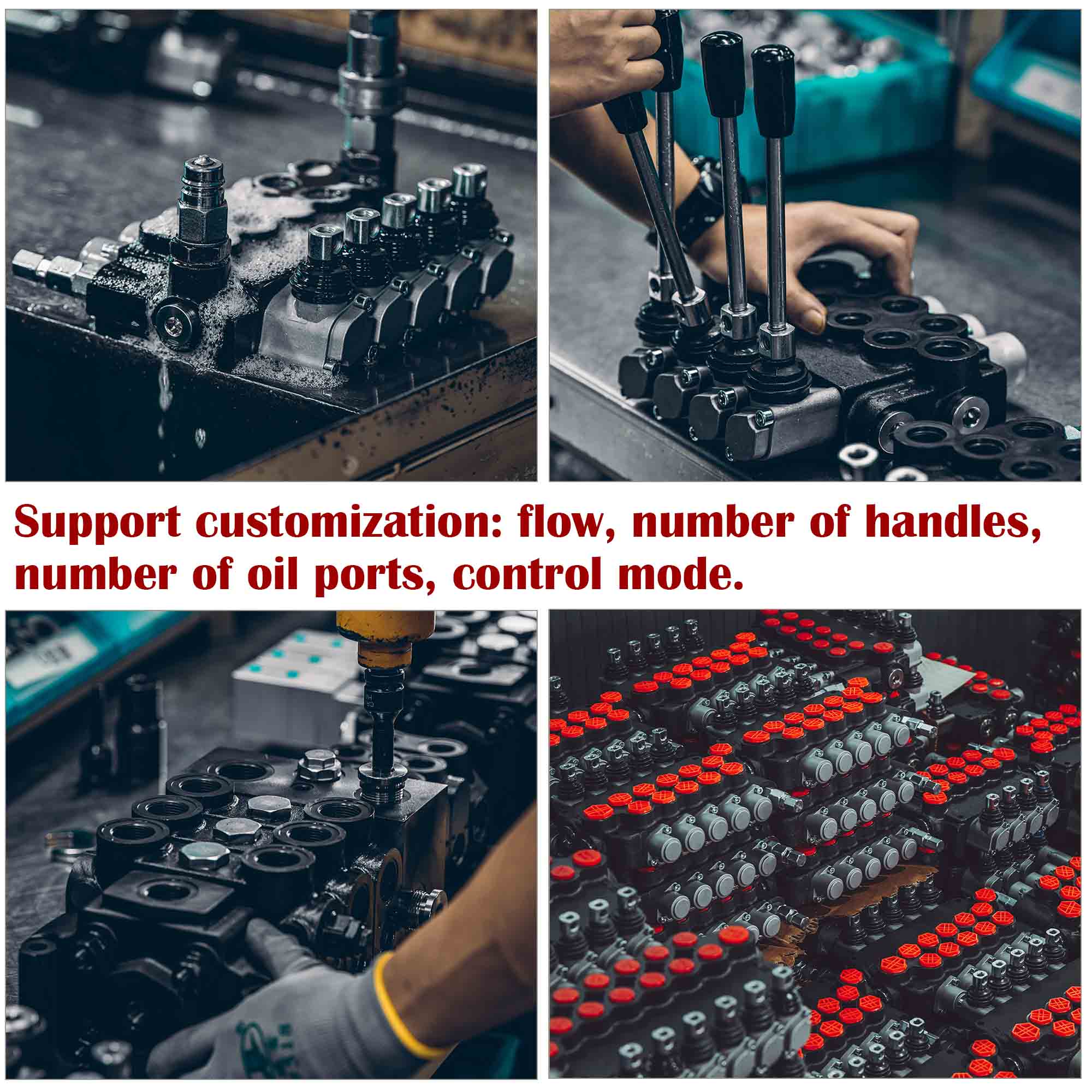 Multi-section hydraulic valve