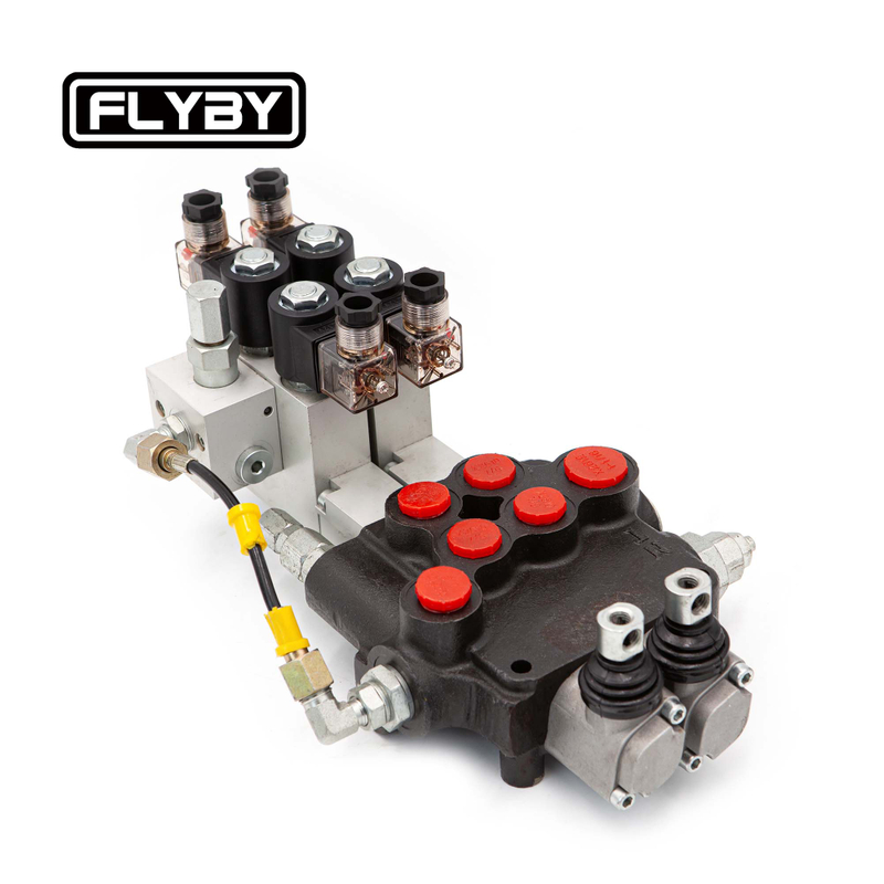 monoblock hydraulic loader valve