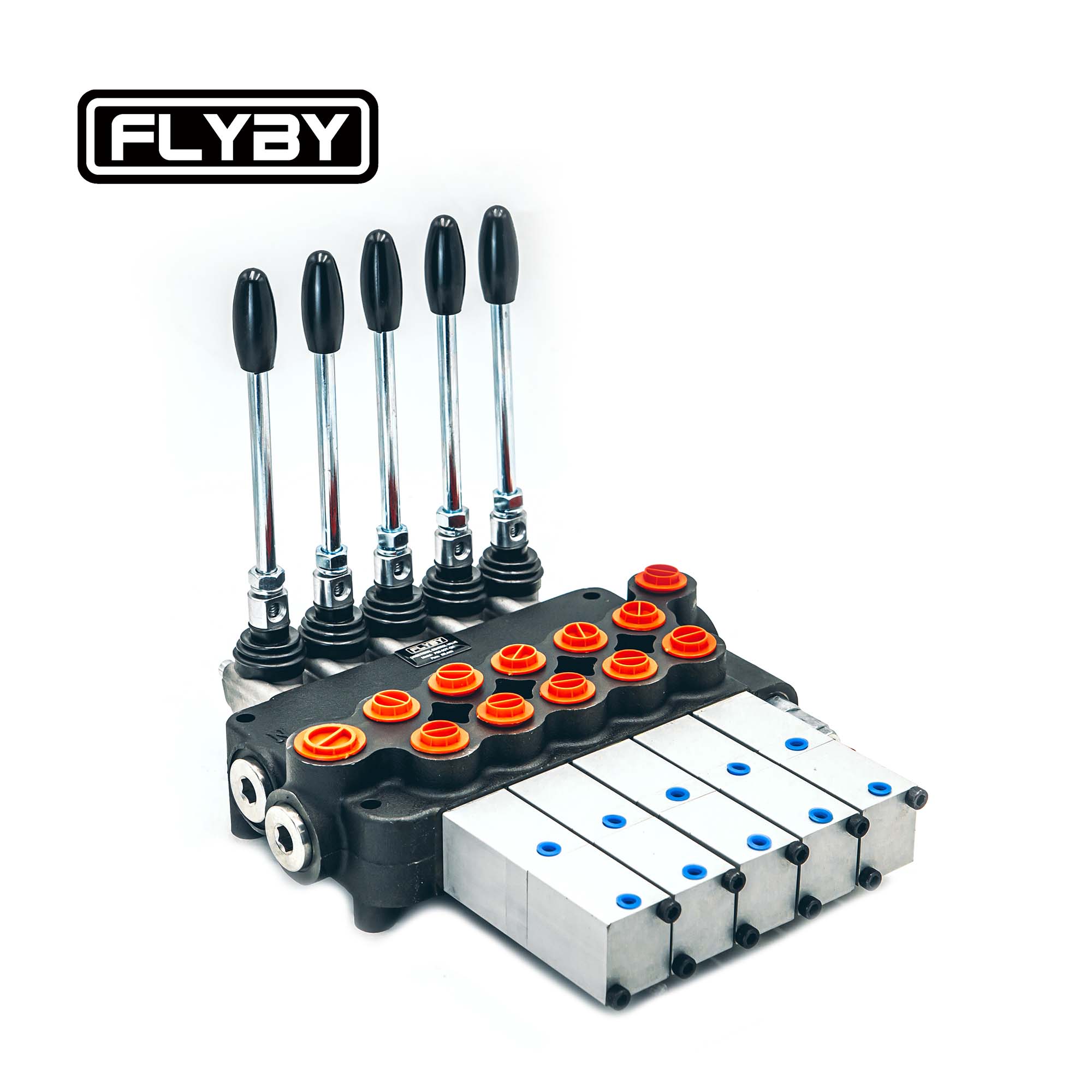 2 spool hydraulic control valve electric