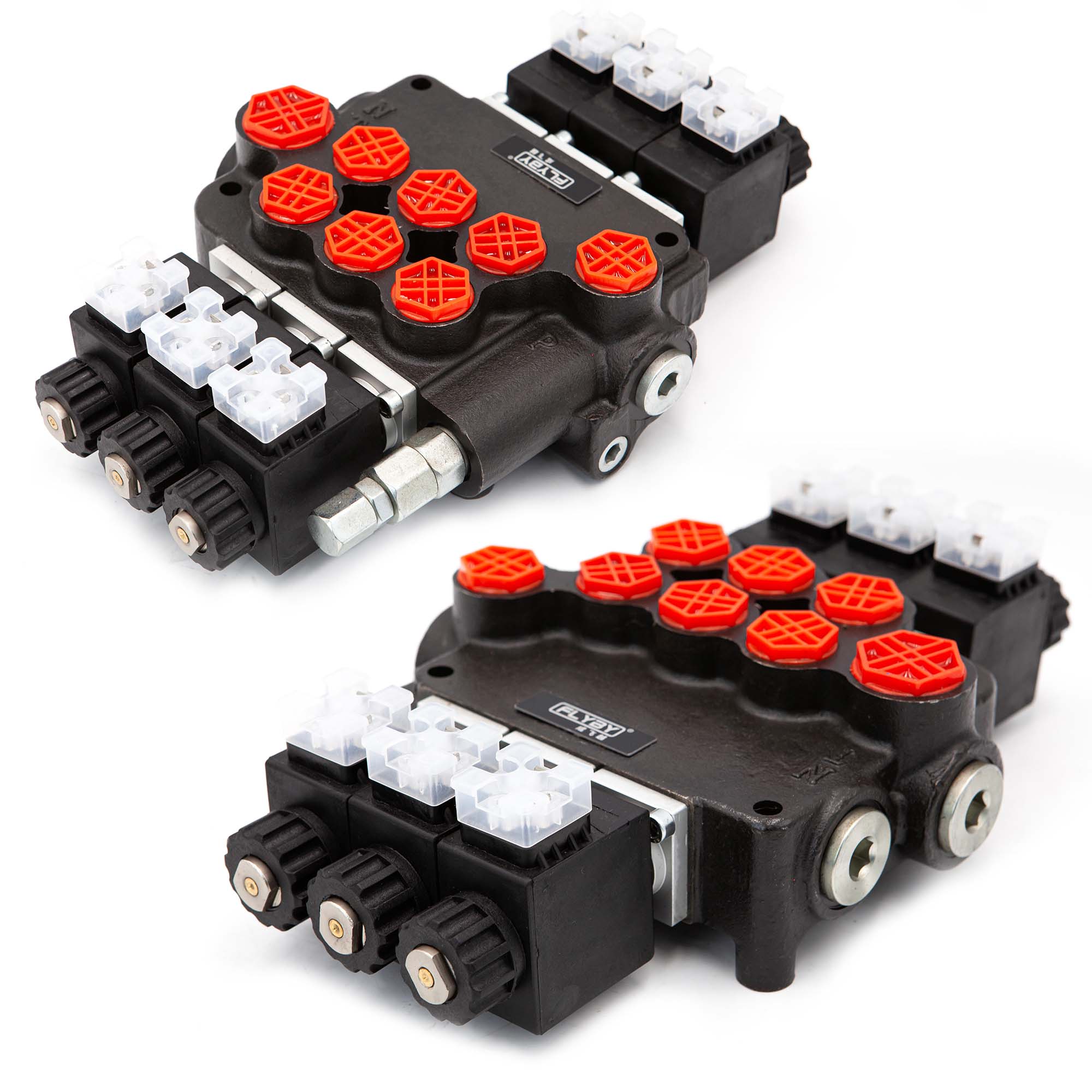 4 spool hydraulic control valve