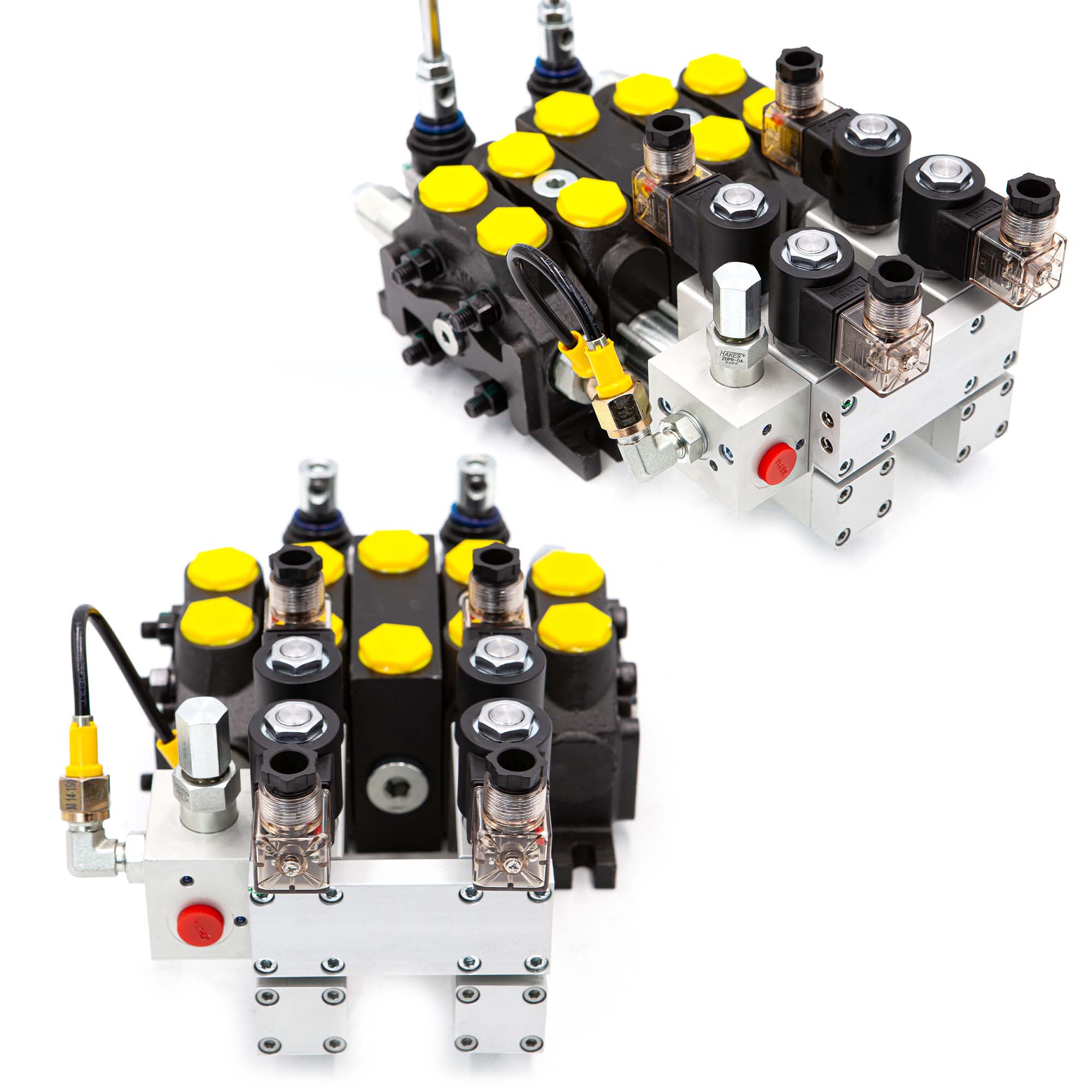 Monoblock hydraulic directional control valve